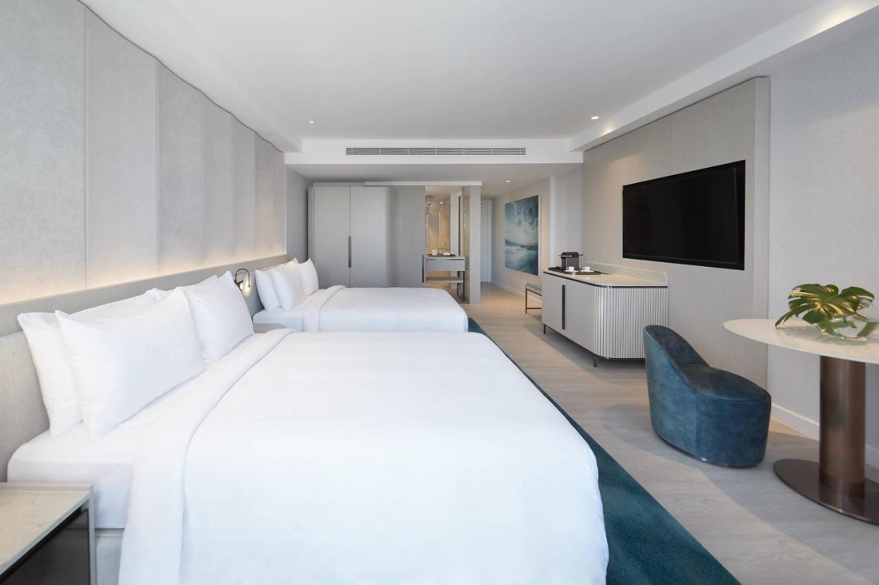 Double Room with Two Double Beds - Ocean View and Balcony