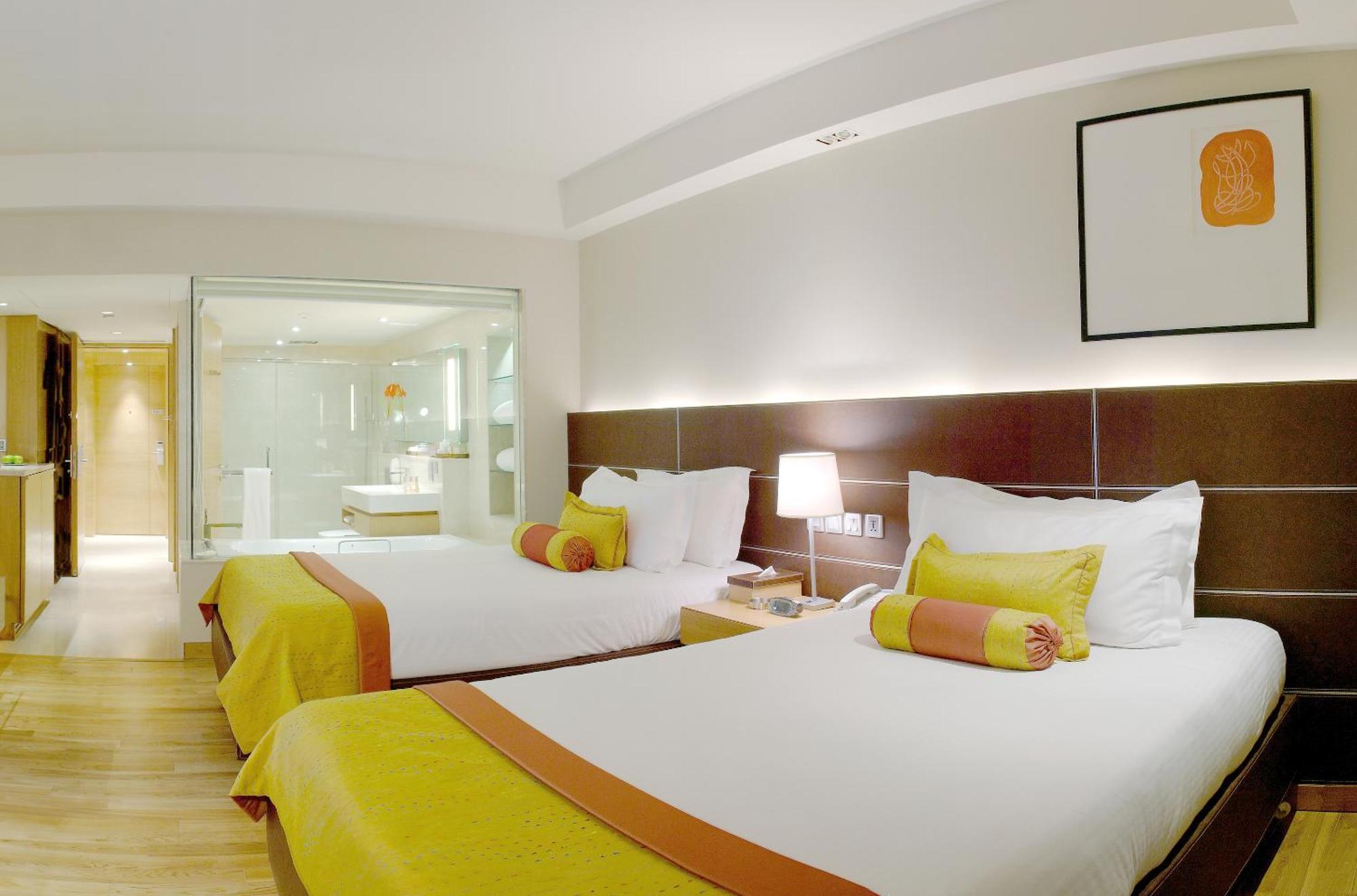 Deluxe Zweibettzimmer – 10% Ermäßigung auf Speisen und alkoholfreie Getränke, Wäscheservice und Spa