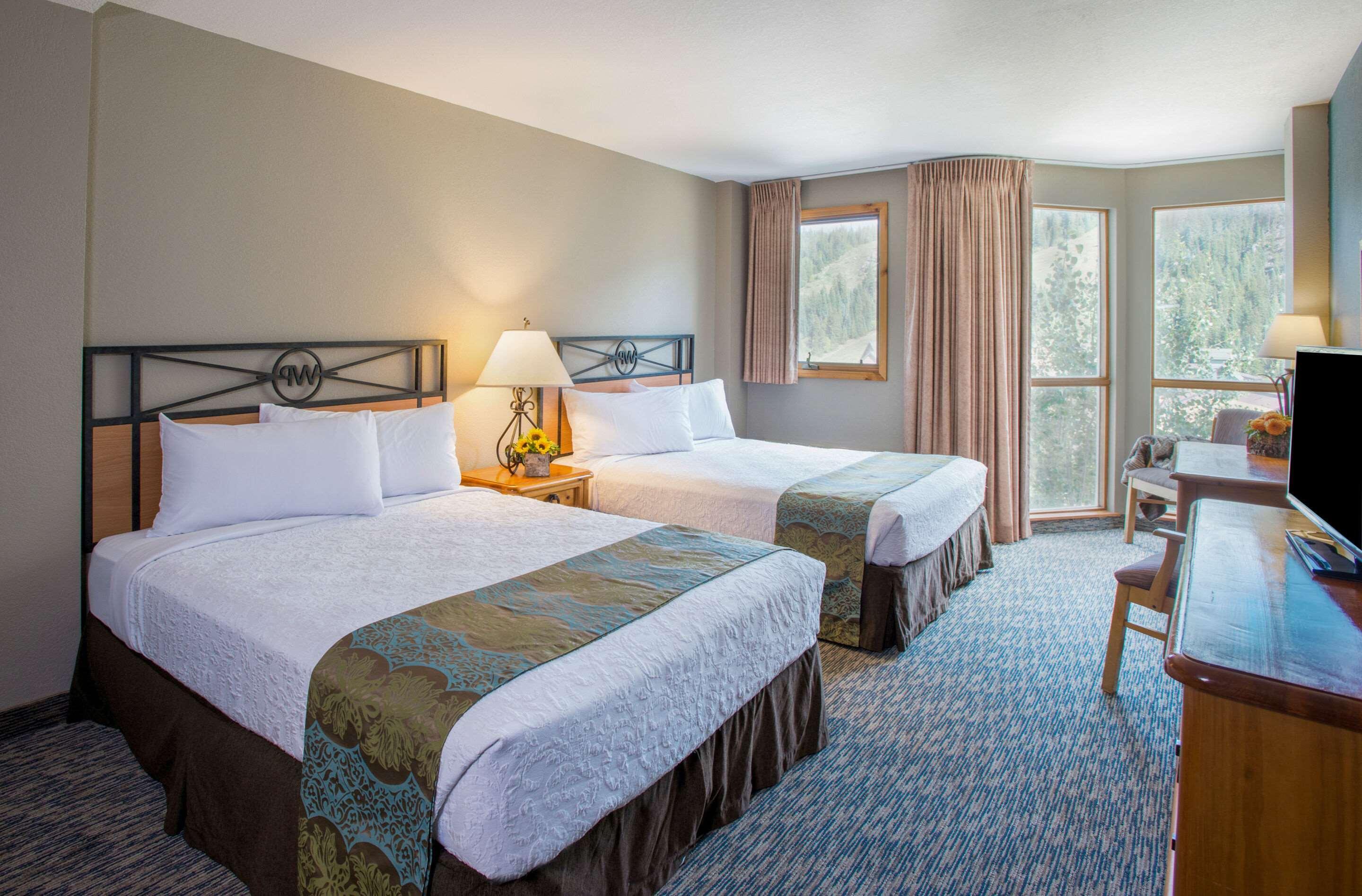 Double Room Two Double Beds Accessible or Non-Smoking