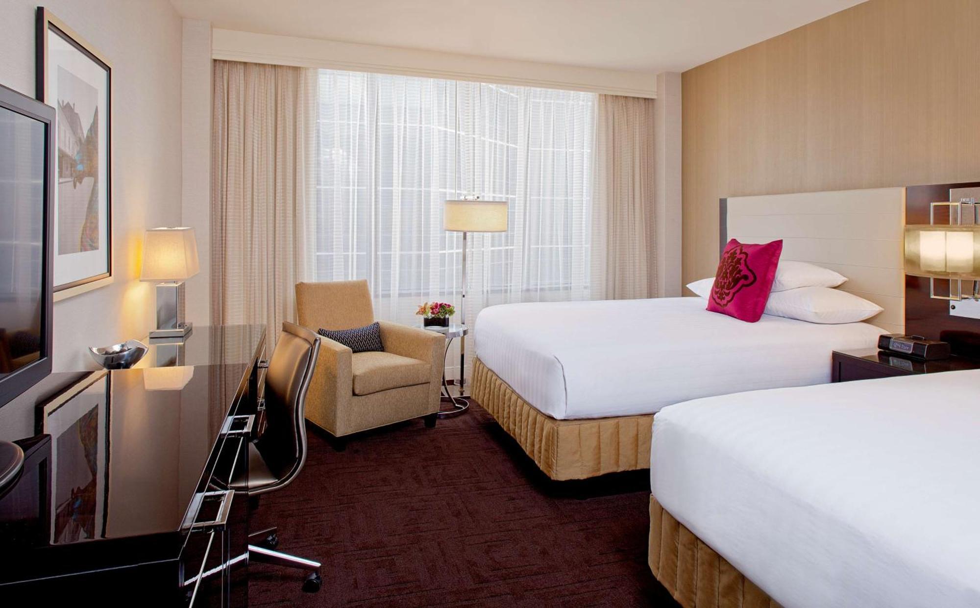Queen Room Two Queen Beds Accessible Shower Disability Access