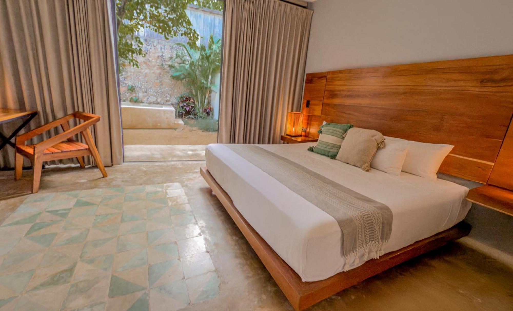 Alojamiento Estándar con piscina privada - 1 cama extragrande