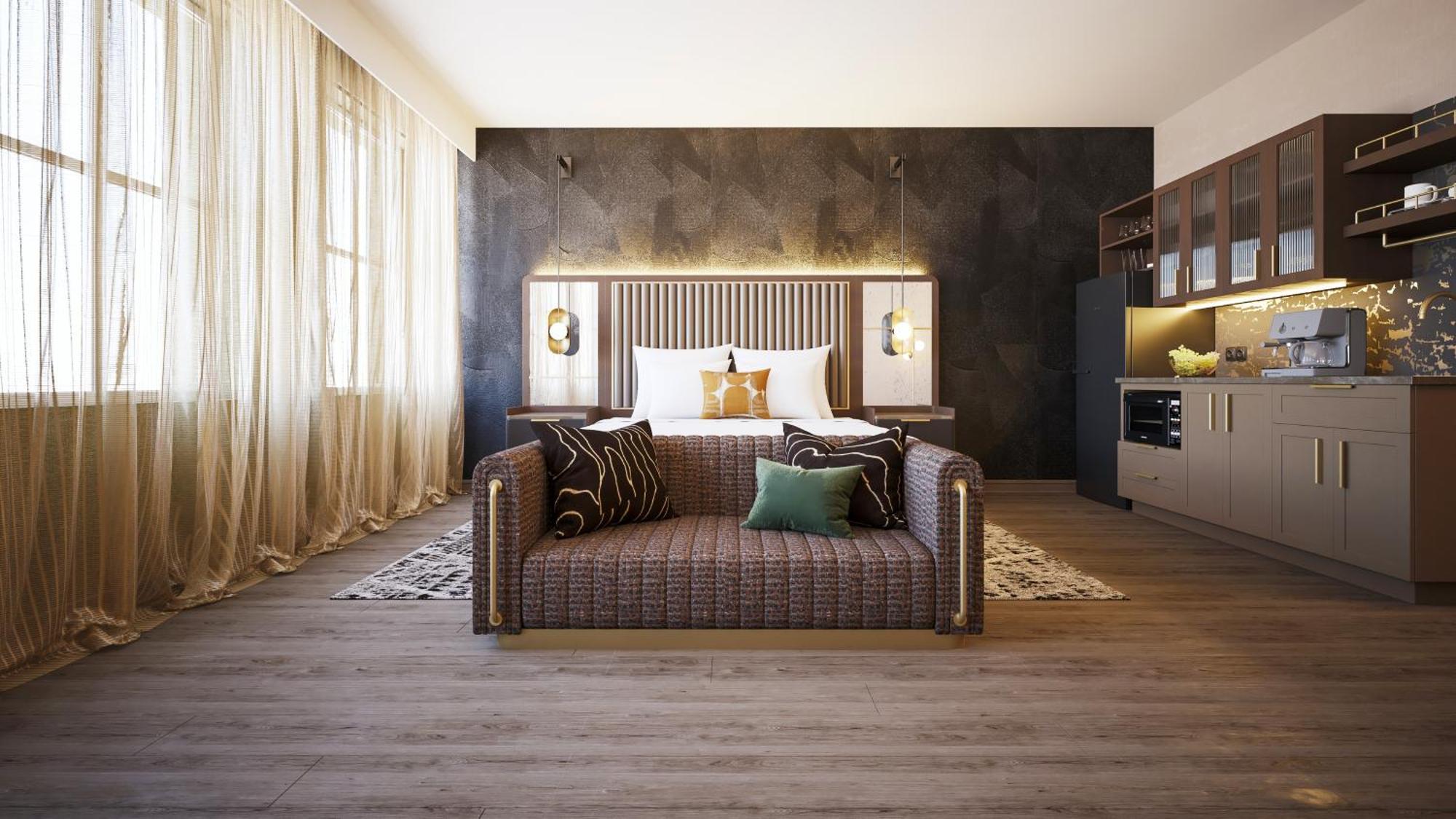 Suite Junior con cama extragrande - Adaptada para personas con movilidad reducida