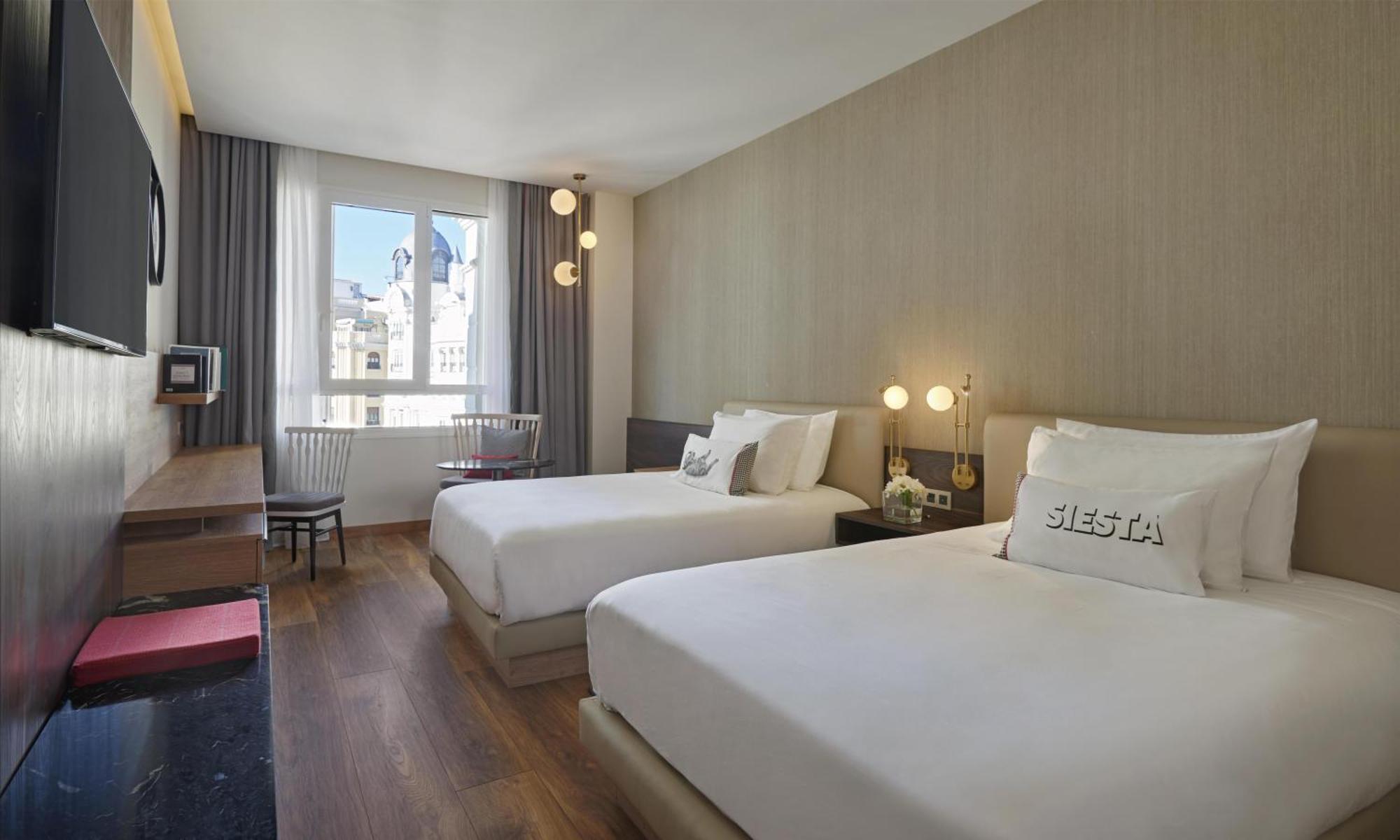 Chambre Double avec 2 Lits Doubles