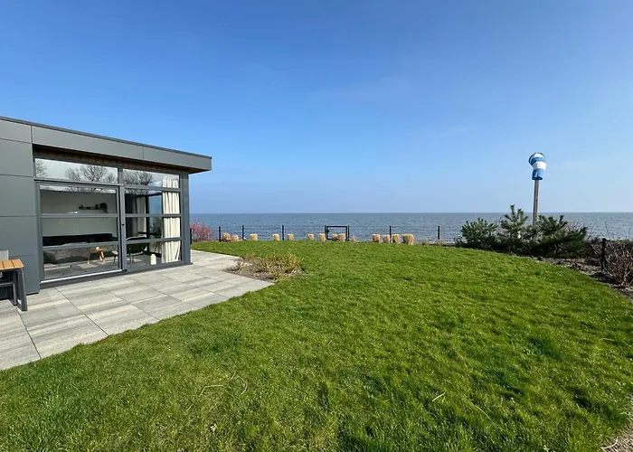  Enkhuizer Strand Chalet Meeresrauschen Erste Reihe Mit Zaun Haus Nr 249