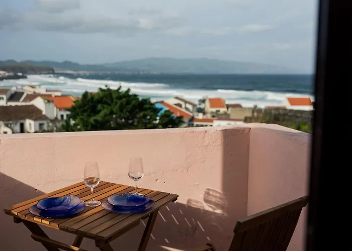 Azorean Ocean House - Terrace With Sea View
