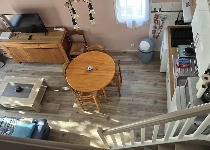 Maison 100m de la plage avec parking securise plus fibre optique internet