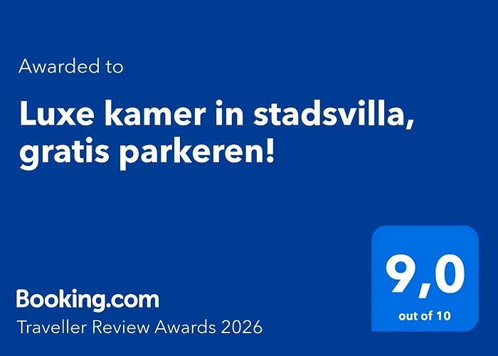 Luxe Kamer In Stadsvilla, Gratis Parkeren!
