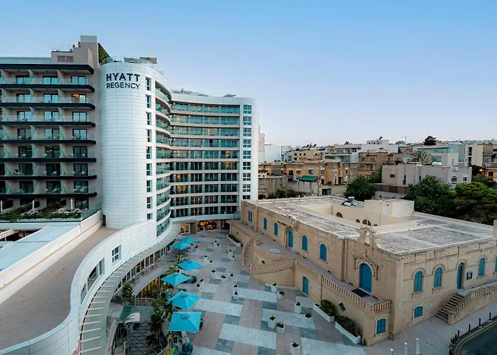 In Luxury hotels Hyatt Regency Malta