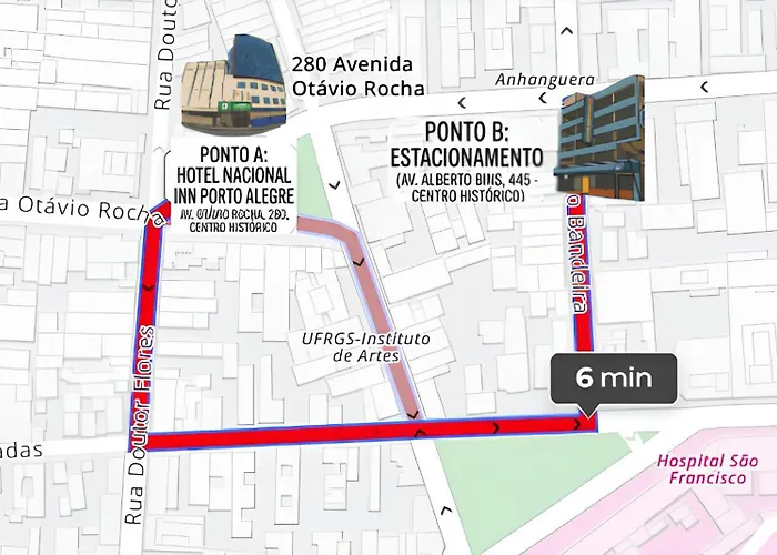  Nacional Inn Porto Alegre - próximo ao Complexo Santa Casa e UFRGS