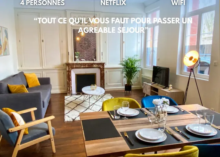 Charmant T2 Hyper-centre, Netflix, Gare