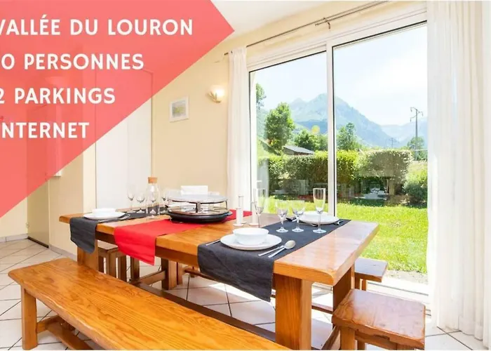 Maison 8 personnes au coeur de la vallée du Louron